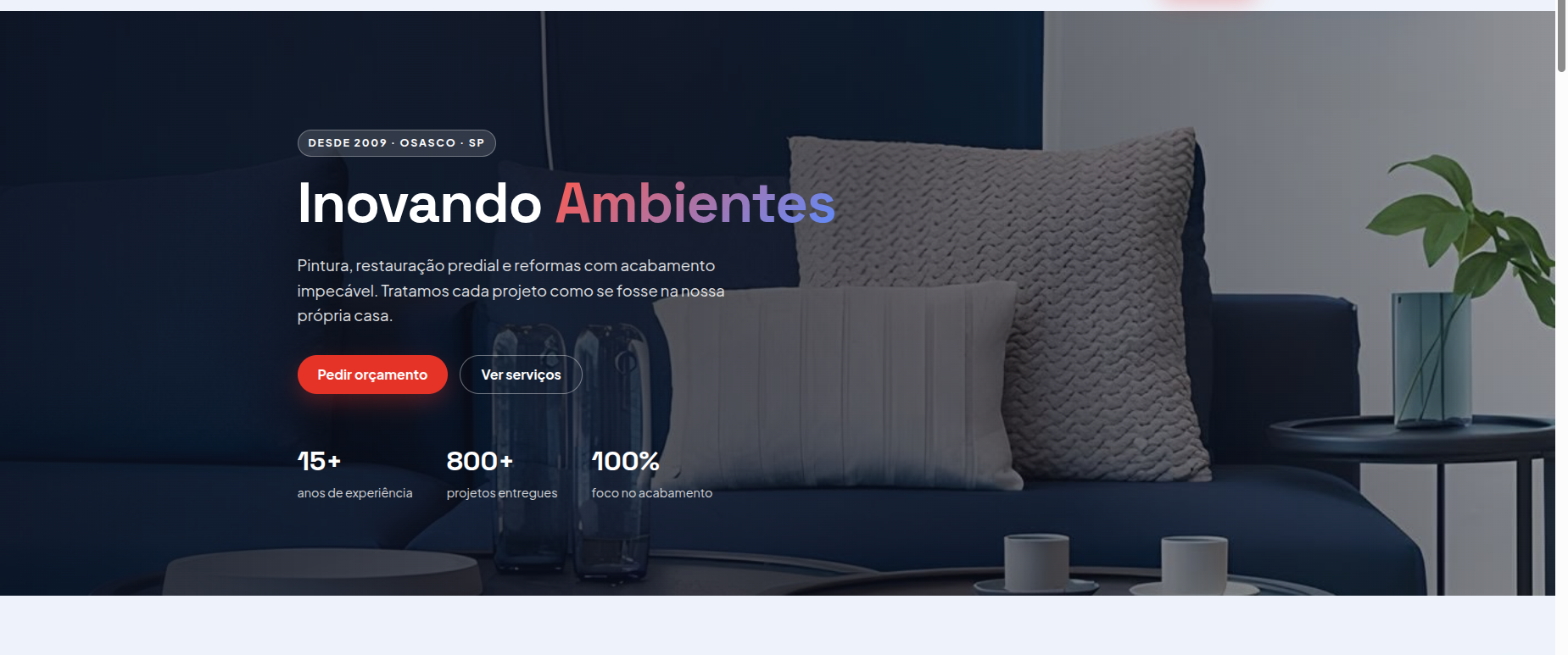 Site WRodrigues Pinturas & Reformas